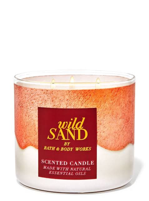 Bath & Body Works Wild Sand 3-wick candle