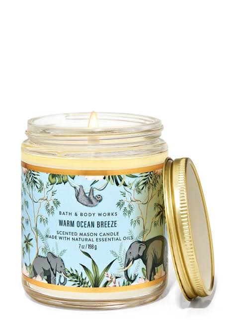 Bath & Body Works Warm Ocean Breeze Single Wick Candle