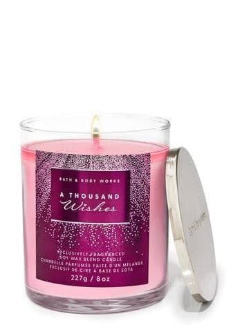 Bath & Body Works A Thousand Wishes Single Wick Candle