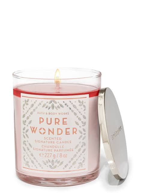 Bath & Body Works Pure Wonder Single Wick Candle