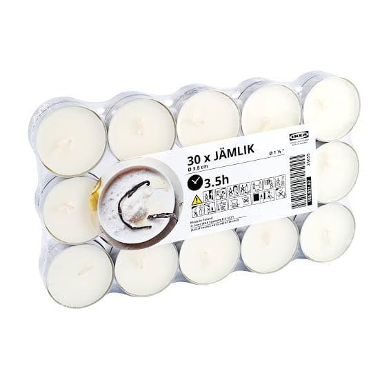 Scented Tealight Candle, Light beige