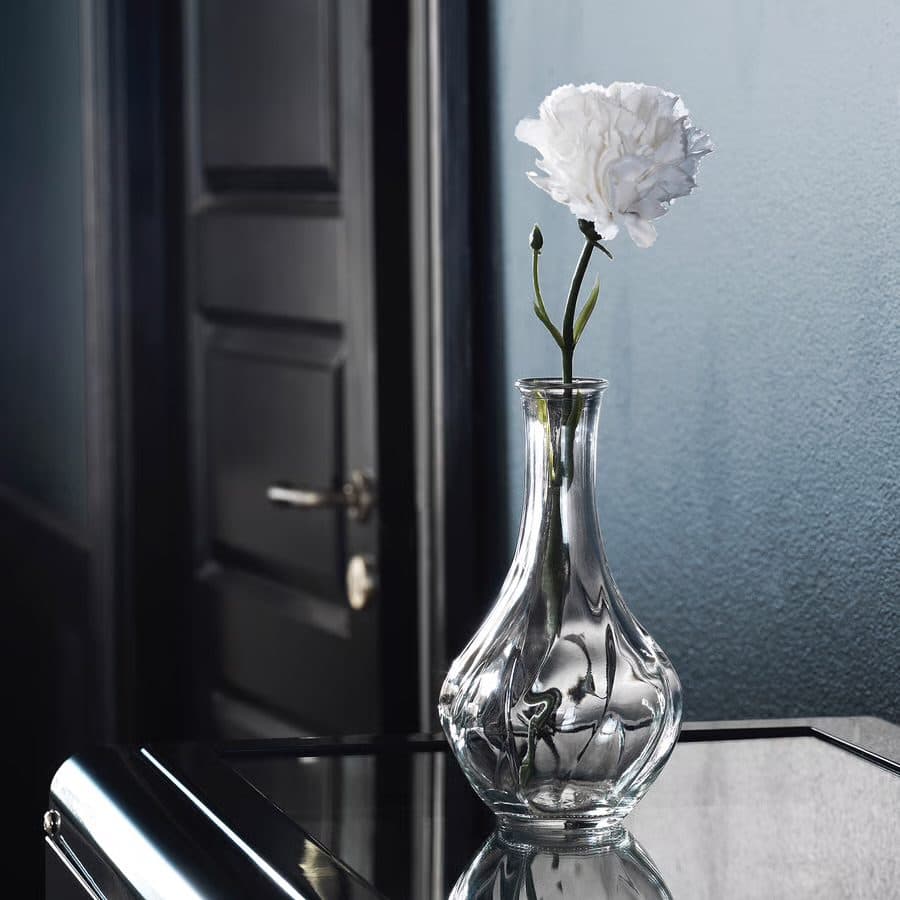 Vase, Clear glass (17cm)