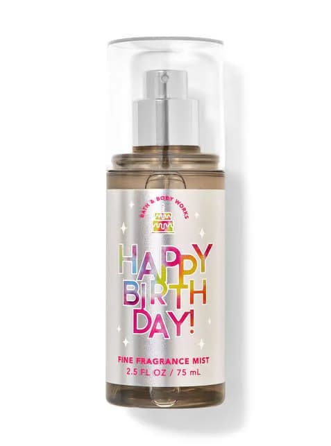 Bath & Body Works HBD Vanilla Buttercream Travel Size Mist