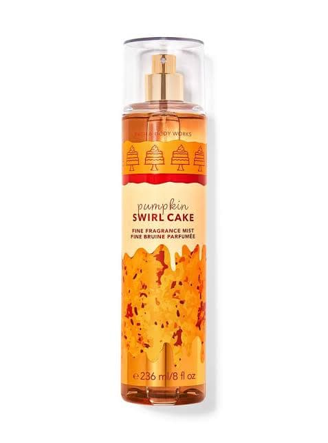 Bath & Body Works Pumpkin Swirl Cake Fragrance Mist