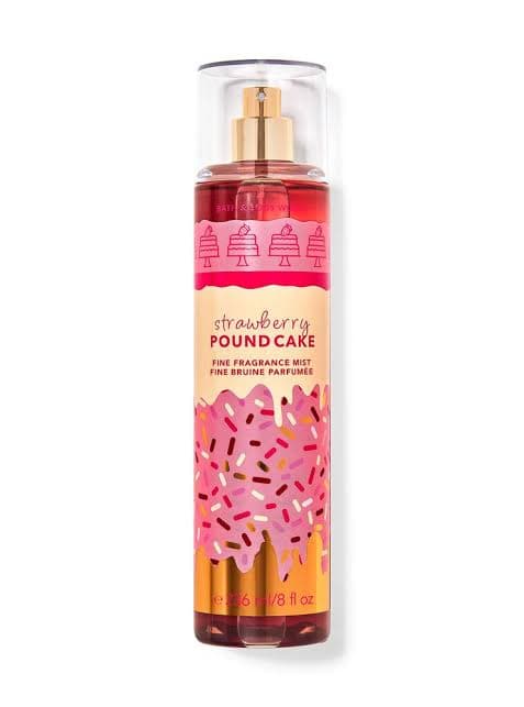 Bath & Body Works Strawberry Pound Cake Fragrance Mist