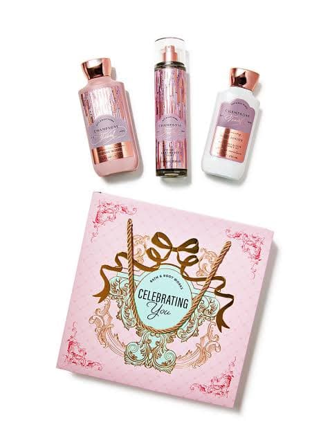 Bath & Body Works Champagne Toast Gift Set