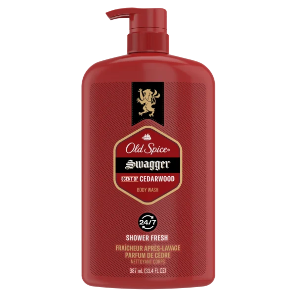 Old Spice Swagger Scent of Cedarwood Body Wash 887ml